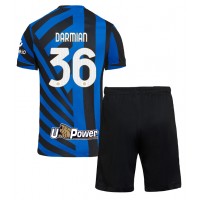 Camiseta Inter Milan Matteo Darmian #36 Primera Equipación Replica 2024-25 para niños mangas cortas (+ Pantalones cortos)